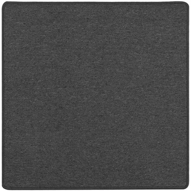 vidaXL Tapijt - Loper - Donkergrijs - 100 - x - 100 - cm - 100% - Polypropyleen