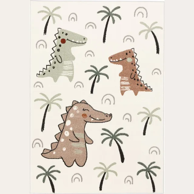 Pergamon Kindertapijt Softstar Kids Funny Dinos Mulit