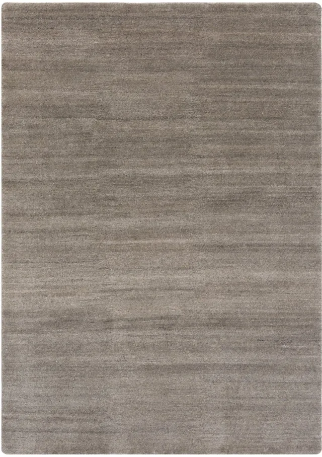 Lino Heritage Grey Vloerkleed 140x200cm - Handgeknoopt Luxe Tapijt - 100% Handgesponnen Wol - 15mm dik - 4,5kg/m² - 57800 knopen/m² - Hoogpolig Tapijt met Verfijnde Afwerking - Grijs Tapijt Woonkamer - Eetkamer - Slaapkamer