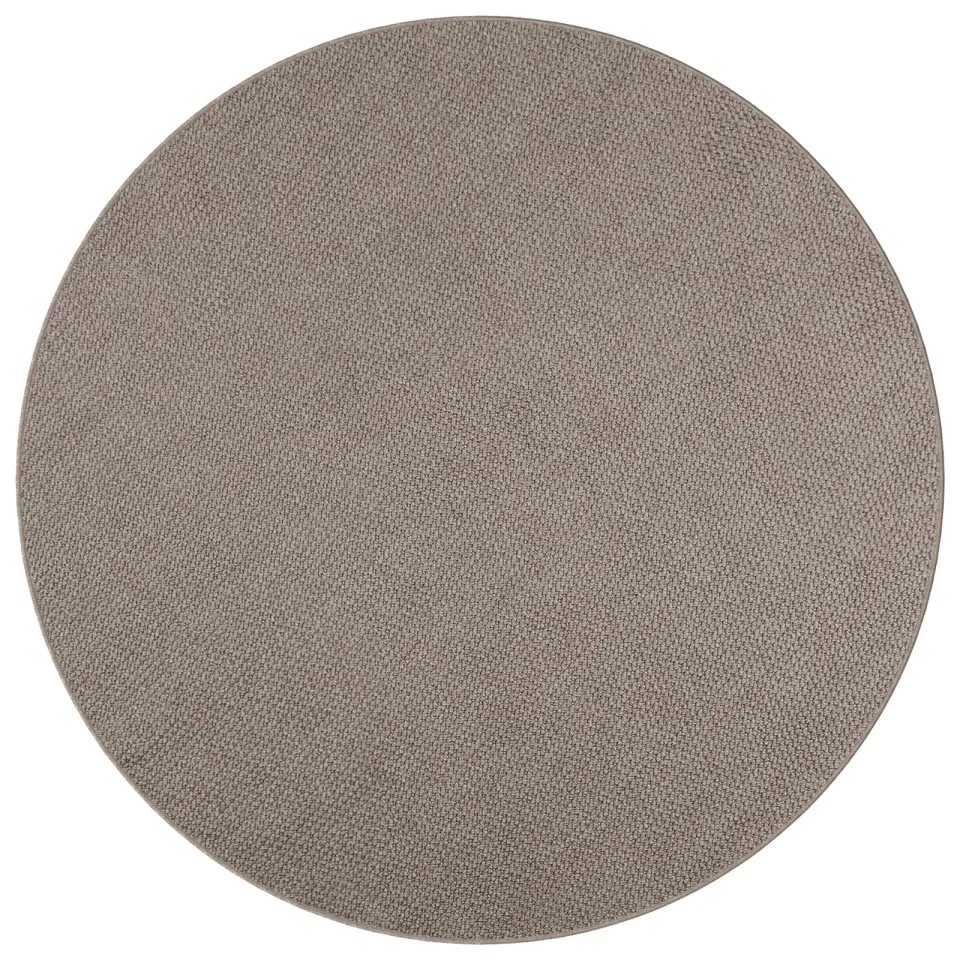 vidaXL Binnen kleed LUGO Crème-taupe Ø 120 cm Polyester