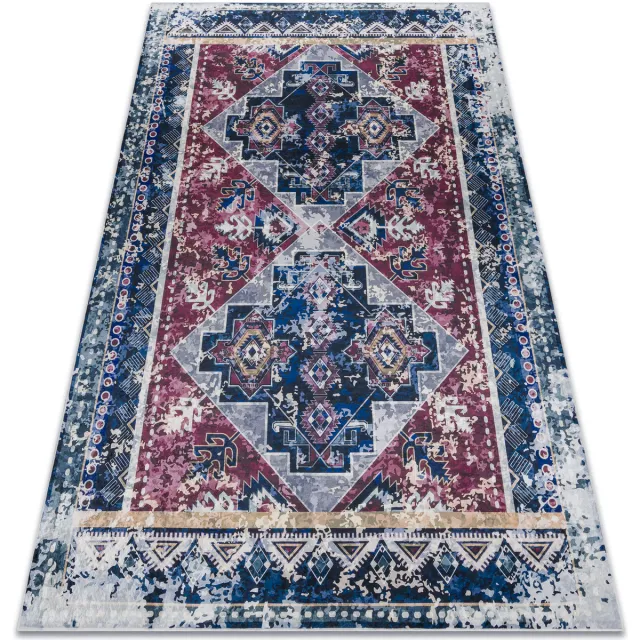 RUGSX Kleden Rugsx ANDRE 1136 tapijt wasbaar oosters vintage antislip 120x170 cm Rood