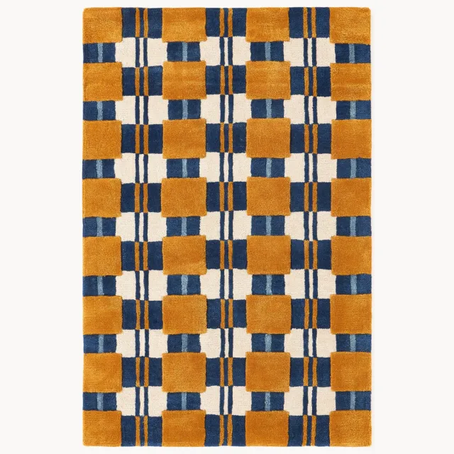 Westwing Collection Handgetuft wollen vloerkleed Kimi Kleurrijk