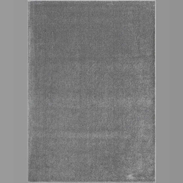 the carpet Marley Elegante Designer Vloerkleed, Zacht & Onderhoudsvriendelijk, Kortpolig, Woonkamer, Antraciet, 120 x 170 cm