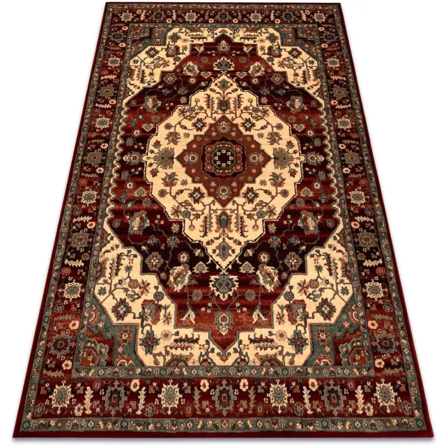 RUGSX Kleden Rugsx Wollen tapijt KASHQAI 4377 300 ornament bordeaux 160x240 cm