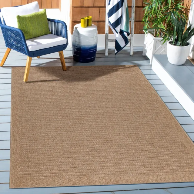 Muratap Natur Vloerkleed Bali Buitenkleed Sisal Laagpolig Indoor en Outdoor Beige