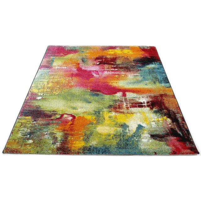 Karpet24 Karrpet24 Vloerkleed Belis Kleurrijk 20754 – Modern Abstract Design, Duurzaam en Geschikt voor Elke Ruimte-80 x 150 cm multikleur