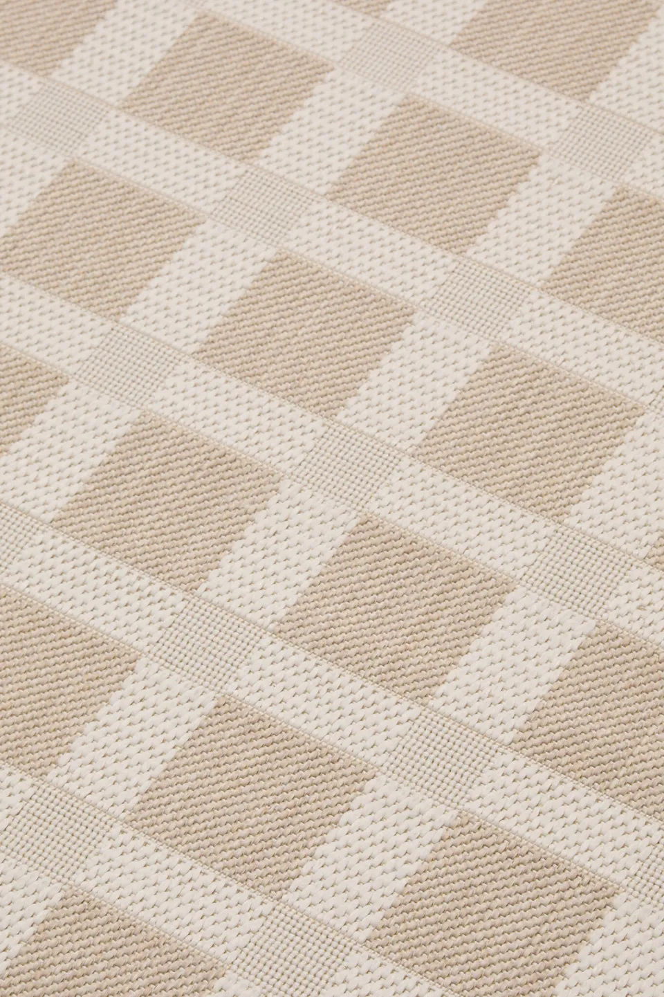NOUS Living binnen- en buitenvloerkleed zand/off white (230x160 cm), foto 4