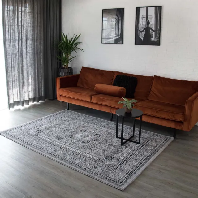 Tapeso Perzisch tapijt - Royalty Tabriz grijs 120x170