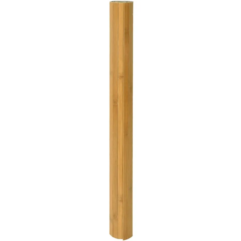 vidaXL Vloerkleed rechthoekig 80x300 cm bamboe naturel Bruin