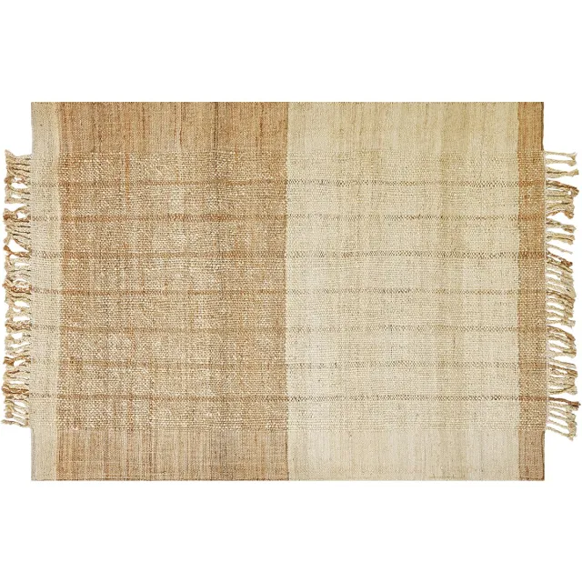 Beliani KARKIN - Modern vloerkleed - Lichtbeige - Jute