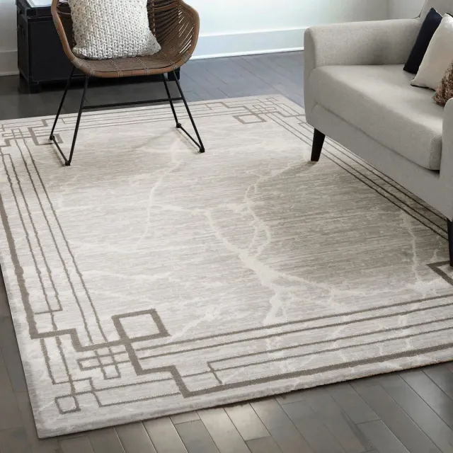 Muratap Fashion Relax Marmer Laagpolig Vloerkleed Beige- 200x280 CM