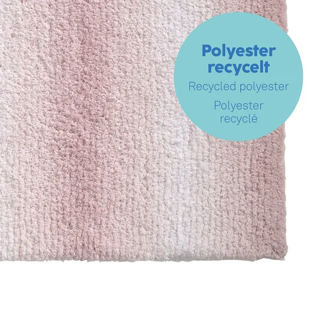 Kela Badmat, 120 x 70 cm, Polyester, Oud Roze - Kela | Ombre