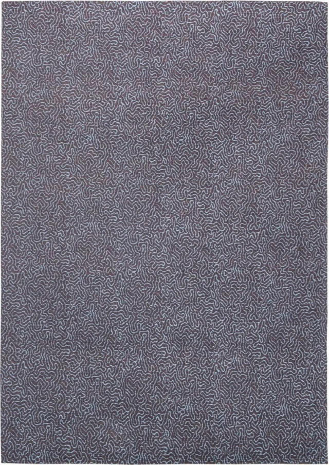 Wilton Rugs by Louis de Poortere Binnen vloerkleed -140 x 200 cm - Jackies Coral 9002 Coral laagpolig tapijt - Made In Belgium Zwart