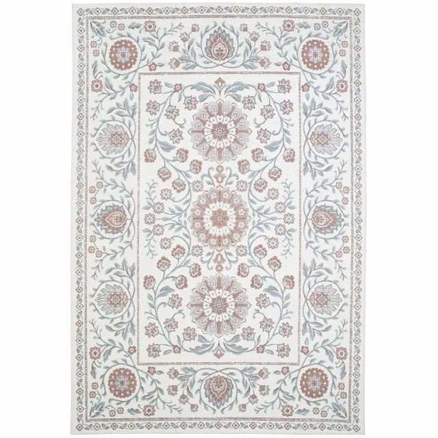 AFK Living Vloerkleed van gerecyclede vezels met design MONCEAU beige