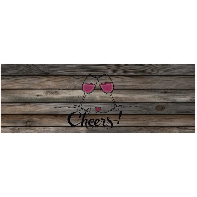 MD-Entree MD Entree - Keukenloper - Vloerkleed - Machinewasbaar - Cook & Wash - Cheers Wood - 50 x 150 cm Meerkleurig