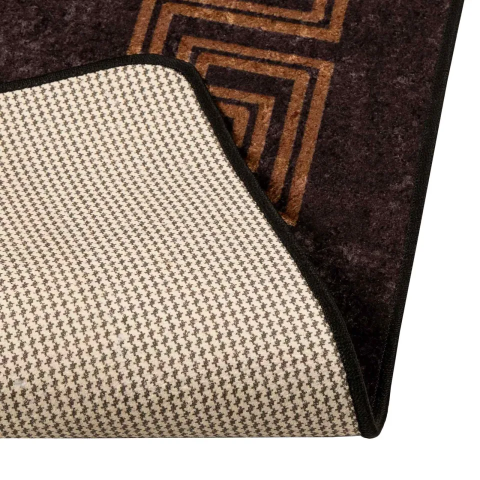 vidaXL Vloerkleedloper MARSA Zwart 50 x 100 cm Polyester en PVC, foto 4