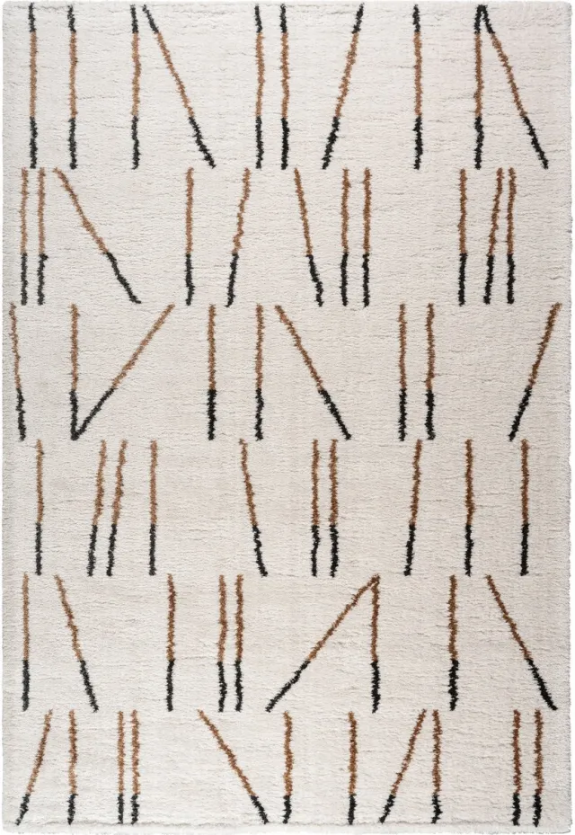 Tapis Home Tapison Home Kyoto 014.0083.6212 Vloerkleed - 240 x 340 cm - Ivoor - Rechthoekig - Polyester - Eetkamer, Woonkamer, Slaapkamer - Strepen - Modern