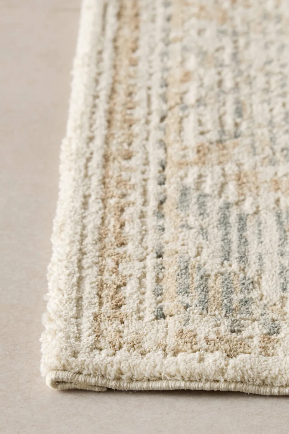 NOUS Living Tye vloerkleed crème blauw, foto 3