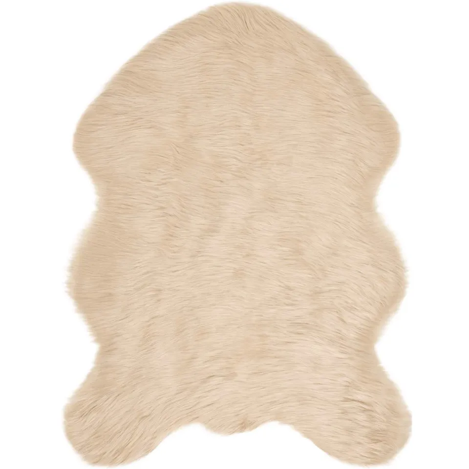 vidaXL Tapijt van imitatie TAFALLA Beige 80 x 120 cm Polyester