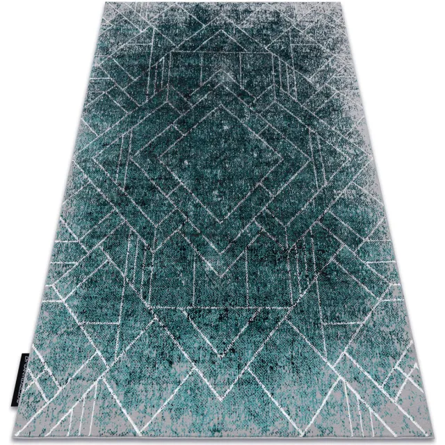 RUGSX Kleden Rugsx Tapijt DE LUXE modern 626 Geometrisch, ruitjes 240x340 cm Grijs