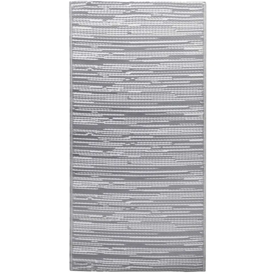 vidaXL Buitenkleed ARAKIL 190x290 cm PP grijs, foto 3