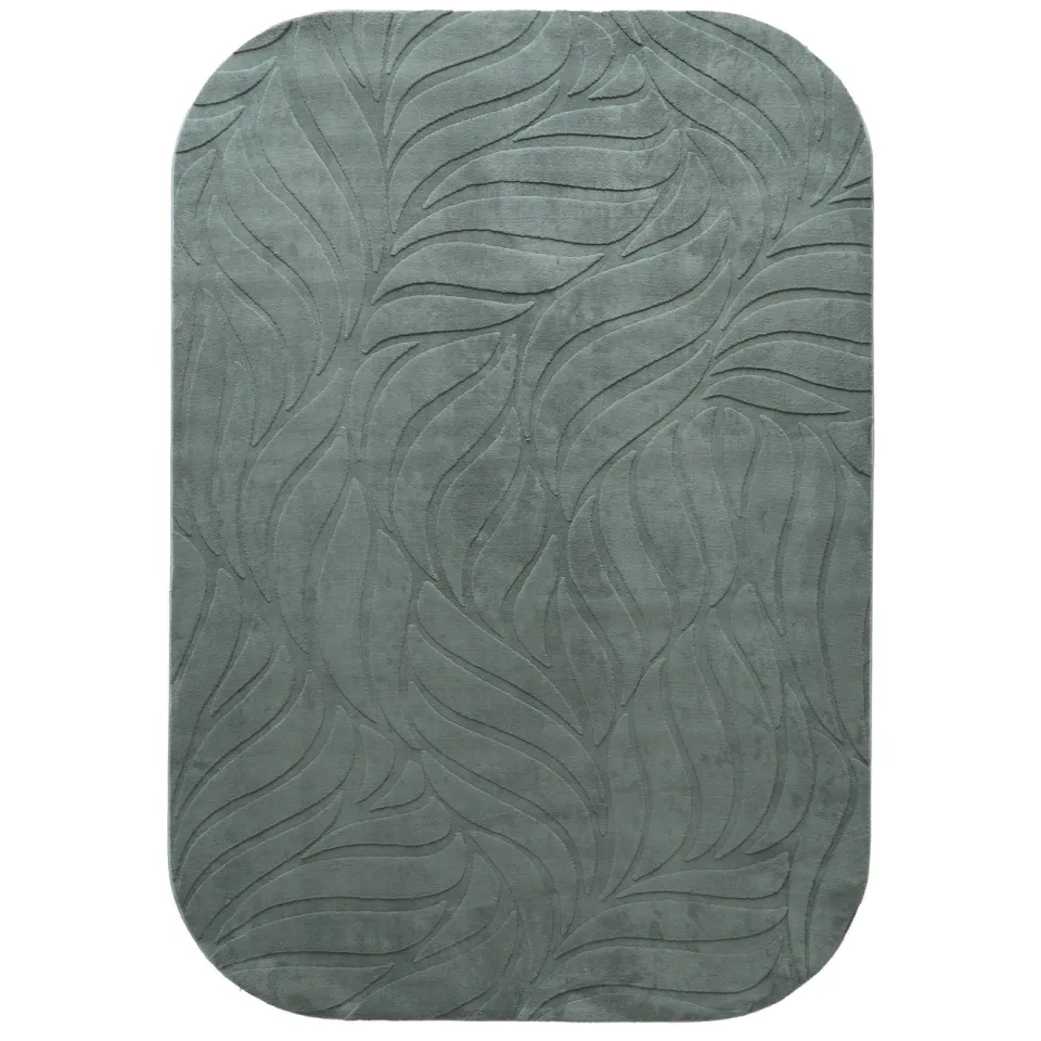 NOUS Living Blossom vloerkleed groen