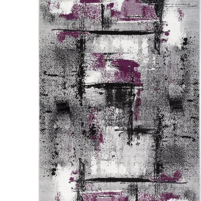 Pergamon Vloerkleed Designer Samba Modern Urban Paars