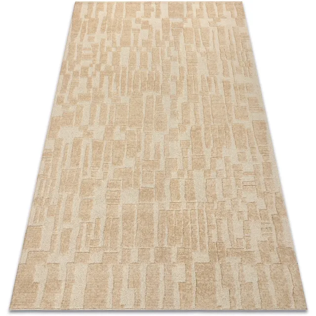 RUGSX Kleden Rugsx FLUX 461.133.SA132 wollen tapijt OSTA - Geometrisc 240x340 cm Beige