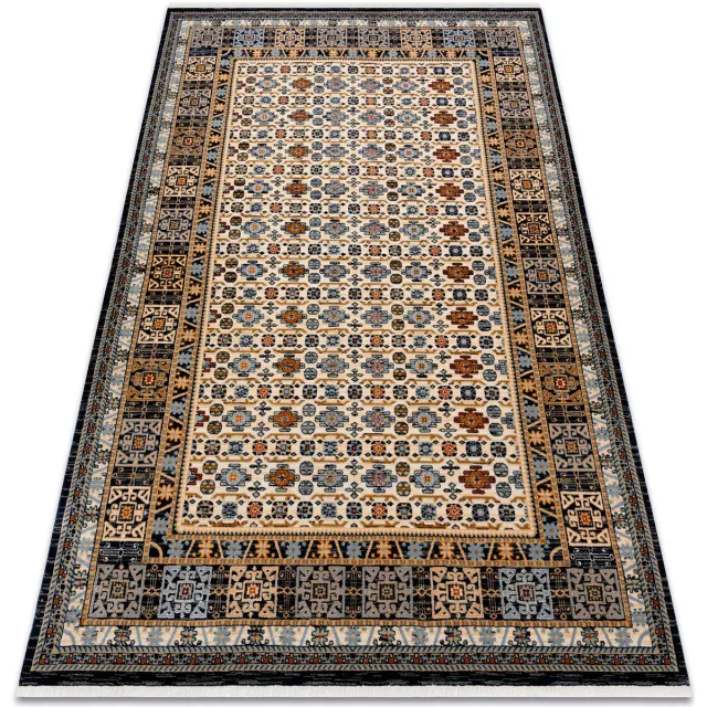 RUGSX Kleden Rugsx Wollen tapijt KESHAN Frame oosters 6428/53551 beig 160x230 cm Beige