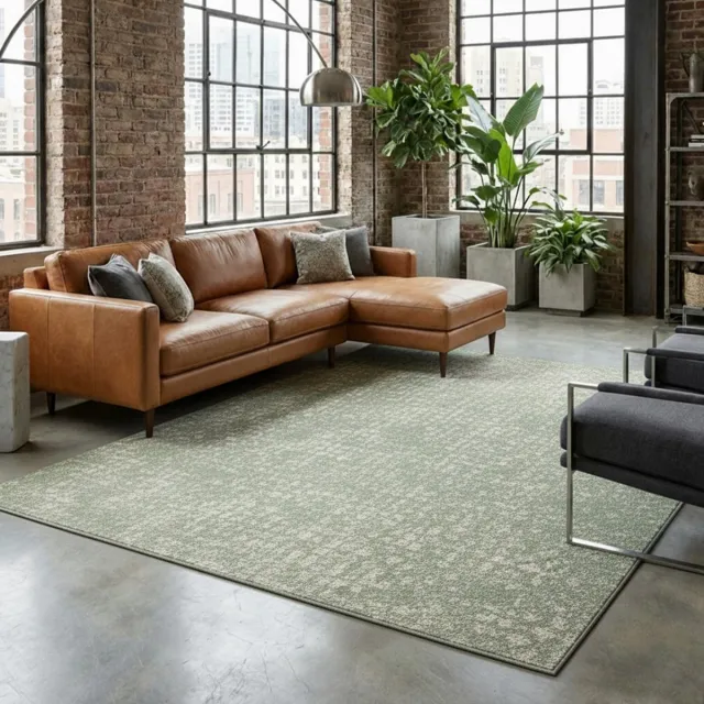 Fraai Vintage vloerkleed - Wonder Rustic Groen | Unieke look - 70x140cm