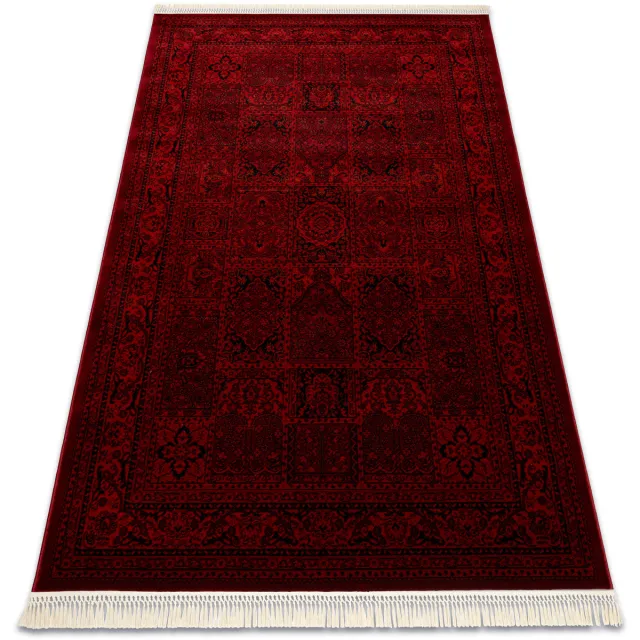 RUGSX Kleden Rugsx ORIENT 5365 tapijt bordeauxrood / zwart Frame, 300x400 cm