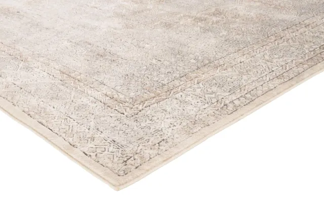 Vercai Rugs Oregon Collectie - Hoogpolig Vloerkleed - Zacht Tapijt voor Woonkamer - Polyester - Beige