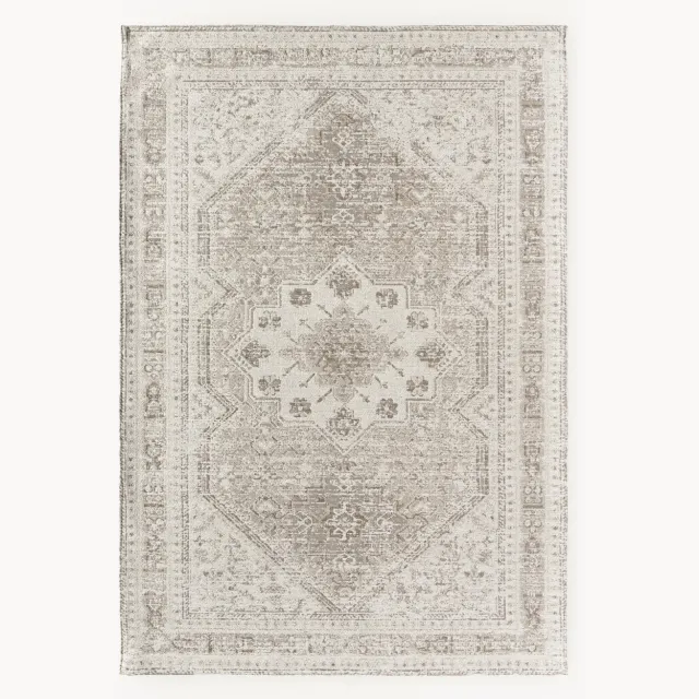 Westwing Collection Chenille vloerkleed Mahdi Beige