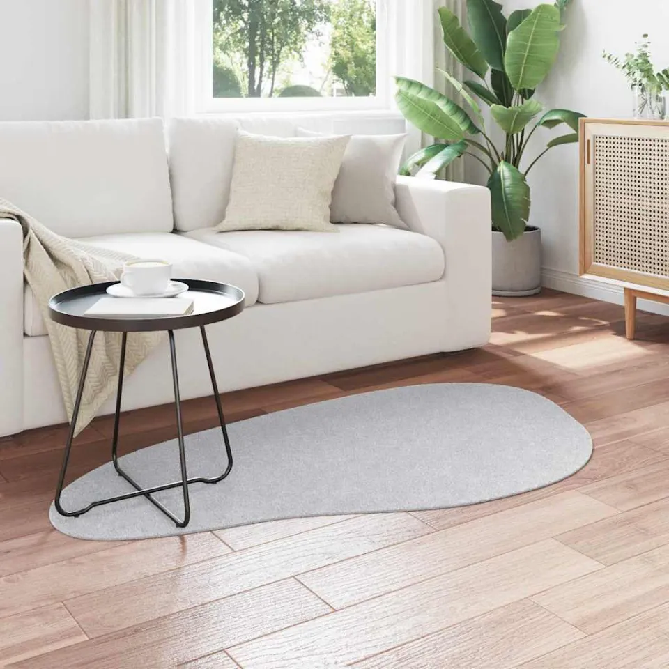 vidaXL Tapijt HUARTE Grijs 80 x 150 cm Polyester, foto 2