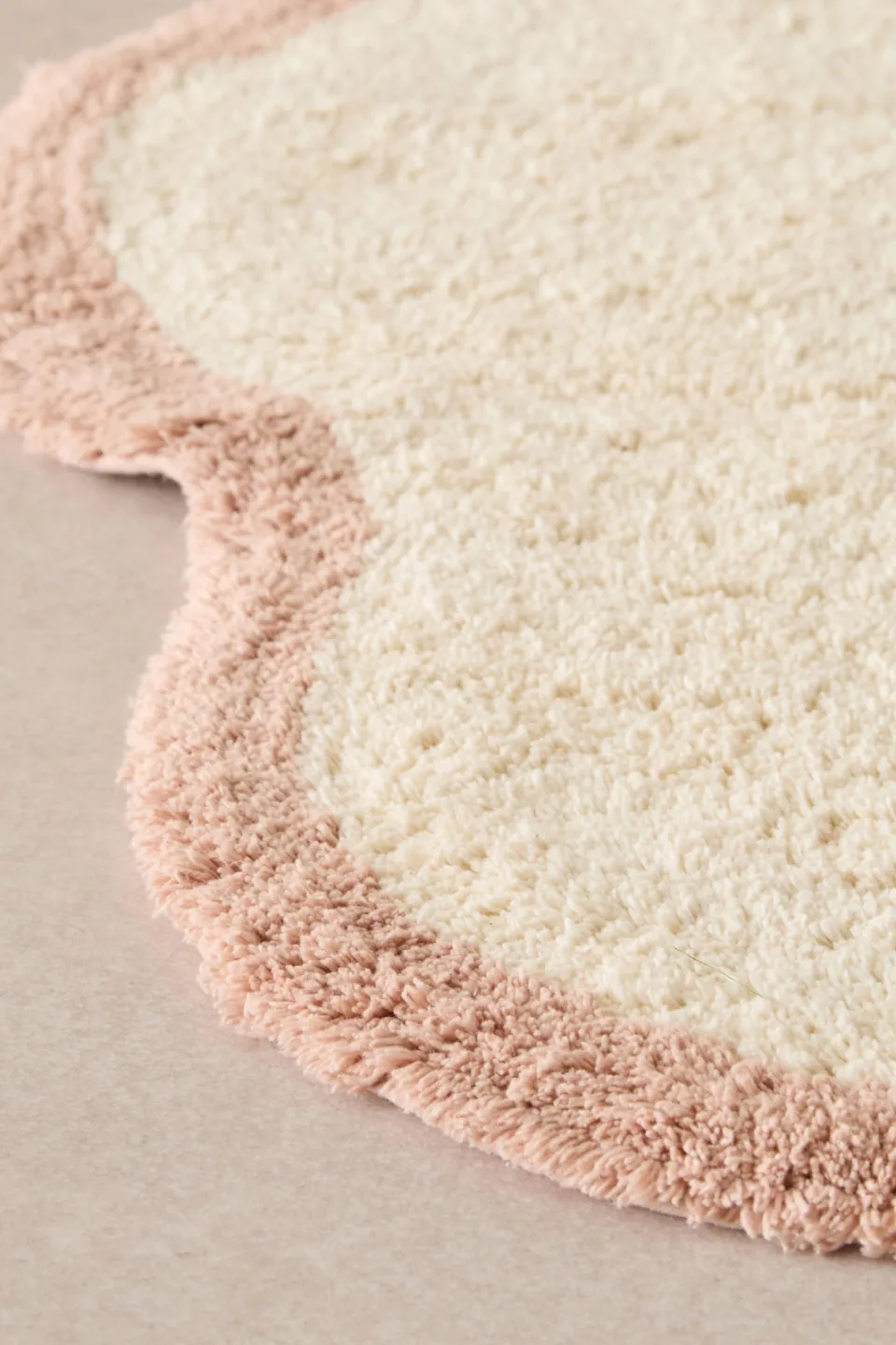 NOUS Kids Soof kindervloerkleed crème roze, foto 3
