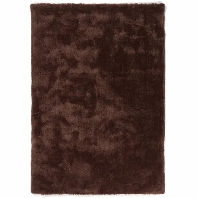 DÉJA Living Vloerkleed 80x150cm - Laagpolig Donker Taupe Stof - Civar