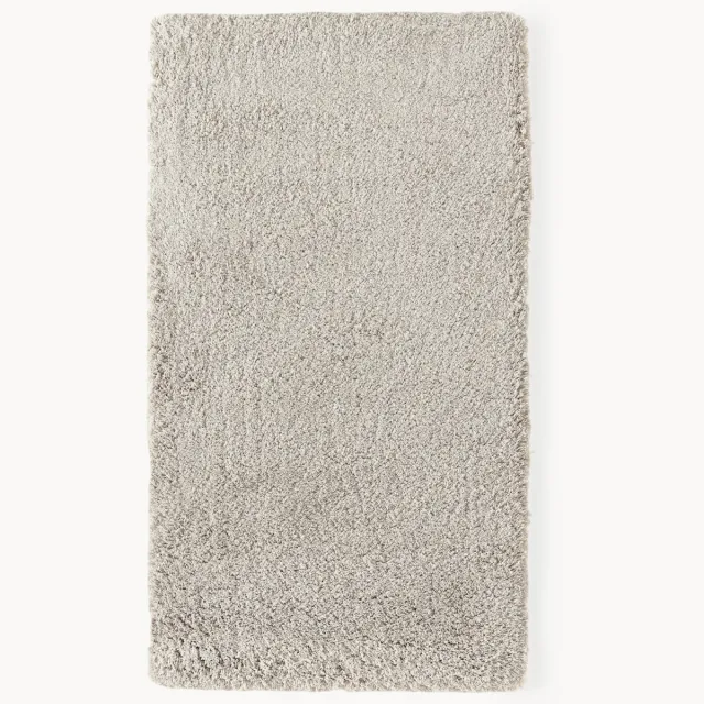 Westwing Collection Hoogpolig extra zacht vloerkleed Leighton Grijs
