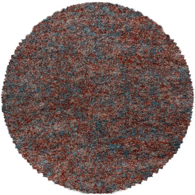 Dutch XXL Rond Hoogpolig Vloerkleed | Tapijt | Shaggy | Enjoy | Terra