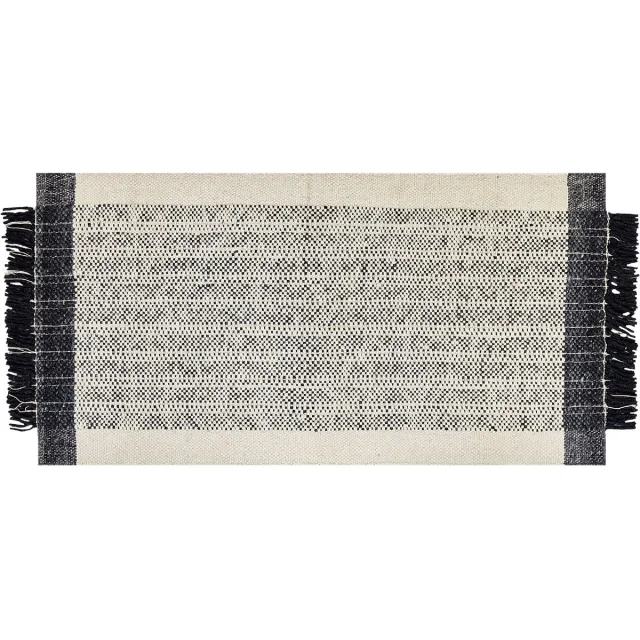 Beliani KETENLI - Modern vloerkleed - Gebroken wit - 80 x 150 cm - Wol