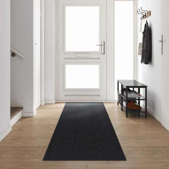 vidaXL Tapijt Loper Antraciet 80 x 500 cm Stof, foto 2