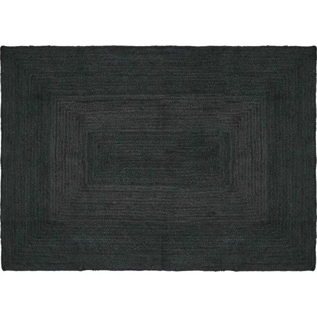 vidaXL Gebied Tapijt Donkergrijs 120 x 170 cm Jute
