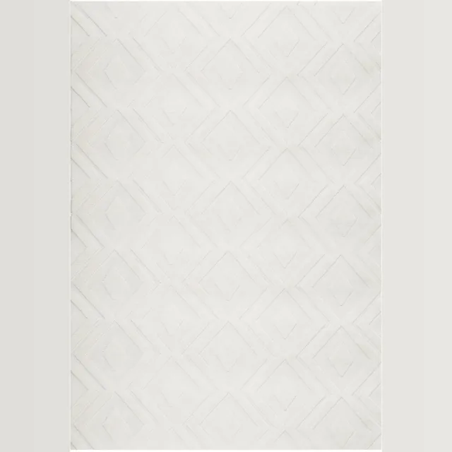 Beliani KEVIREL - Vloerkleed - Off-white - Jaquard, foto 2