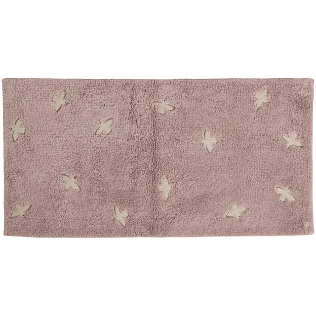 Kwantum Vloerkleed Bird Paars 60x120 cm