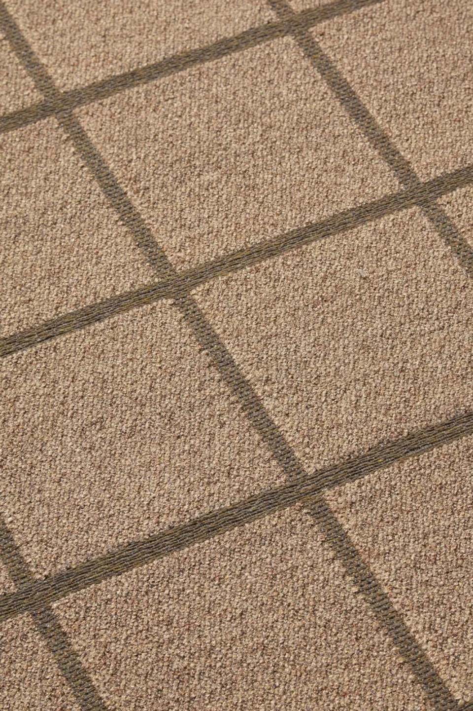NOUS Living binnen- en buitenvloerkleed ruit bruin (290x200 cm), foto 2