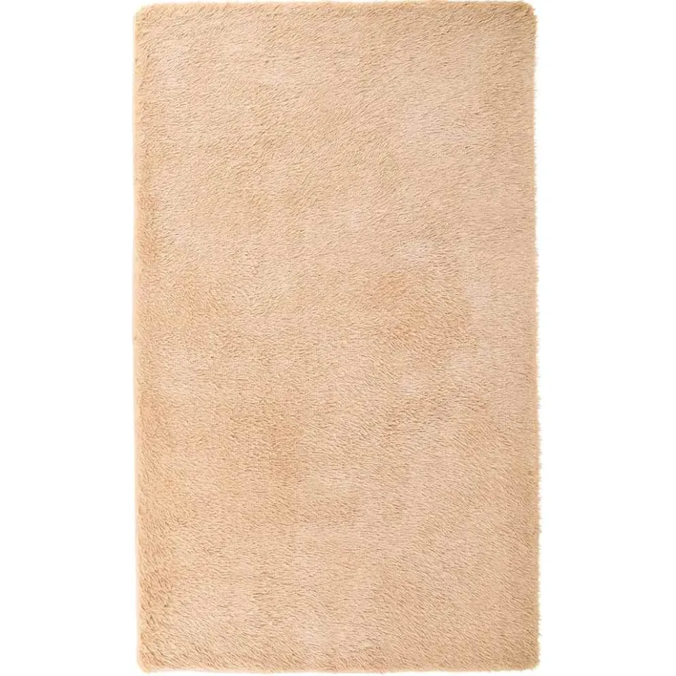 vidaXL Hoogpolig vloerkleed NAVARRA 60x100 cm polyester beige, foto 3