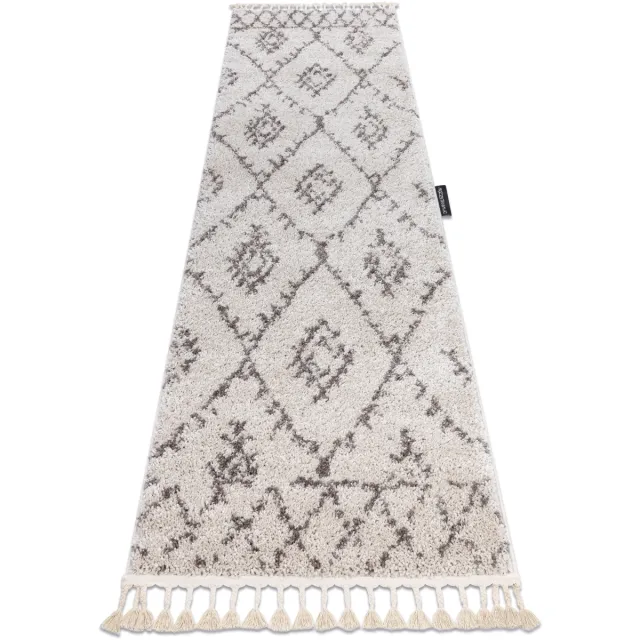 RUGSX Kleden Rugsx Tapijt, Vloerbekleding BERBER FEZ crème - voor 80x300 cm Beige