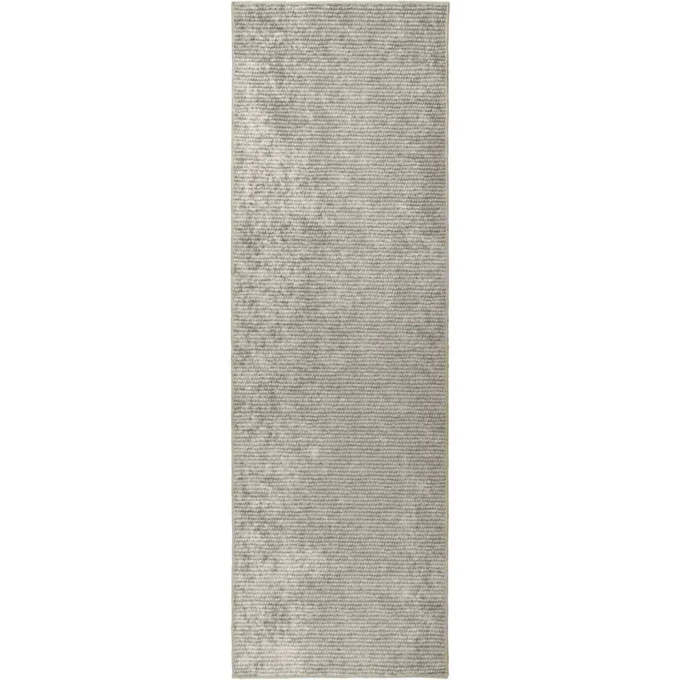 vidaXL Vloerkleed Beige 50 x 400 cm 100% Polyester 3 mm Wasbaar