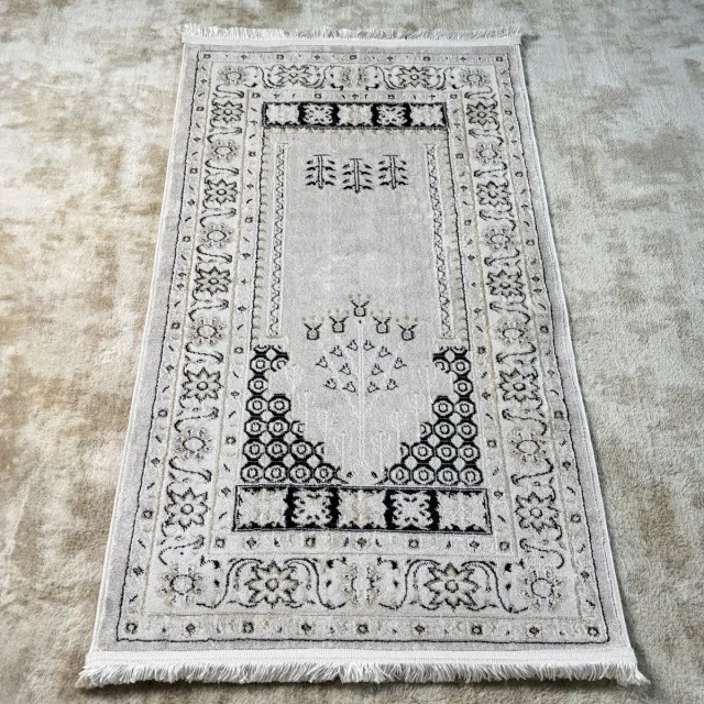 COLORFULL WORLDS iwa concept - gebedskleed - gebedskleed islam - gebedskleed - moslim cadeau - hoge kwaliteit Cream gebedskleed