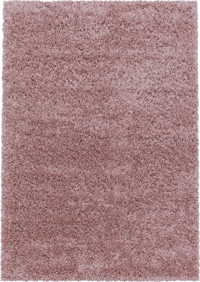 Muratap Monaco Soft Shaggy Hoogpolig Vloerkleed Roze