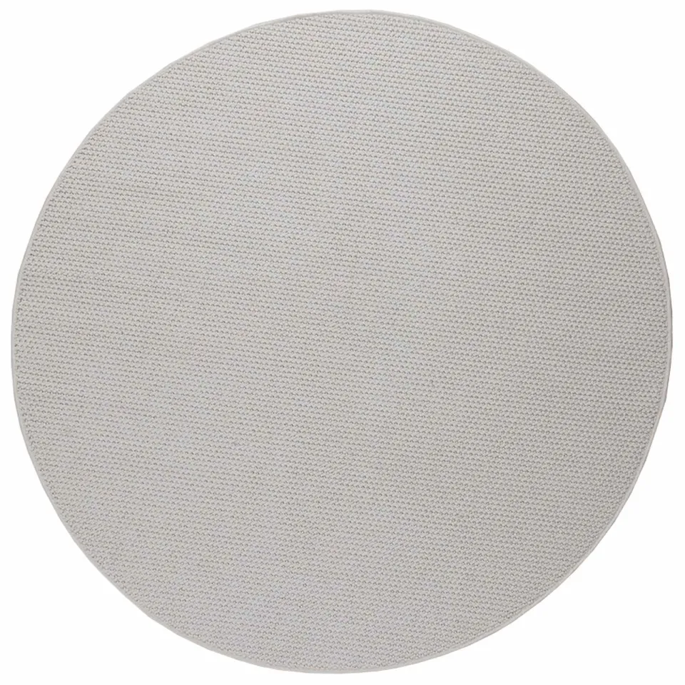 vidaXL Binnen kleed LUGO Crèmekleurig Ø 160 CM Polyester
